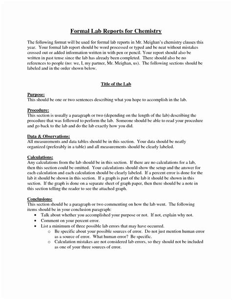 Exemplary How To Write A Lab Report With Multiple Experiments Work