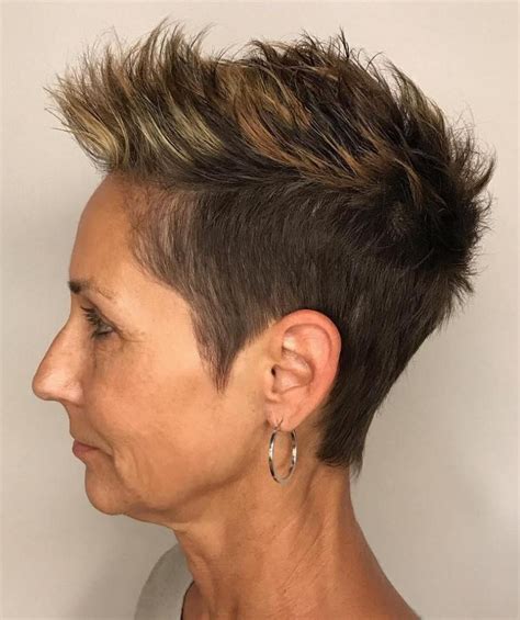Pixie Undercut With Spiky Razored Top Hair Styles For Women Over 50 Womens Haircuts Pixie