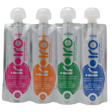 Iroiro Premium Natural Semi Permanent Hair Color Semi Permanent Hair