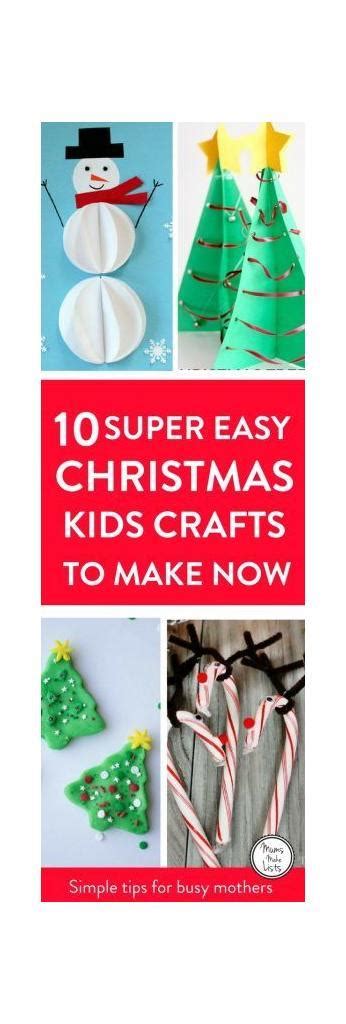 Easy Christmas Crafts For Kids To Make Mums Make Lists