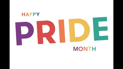 June Pride Month Youtube