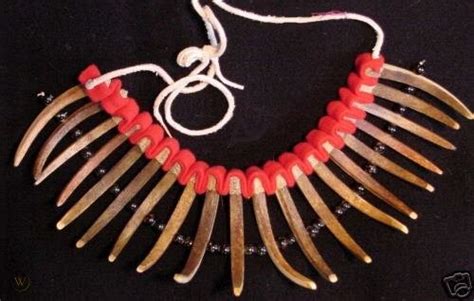Carved Grizzly Claw Necklace 38590986