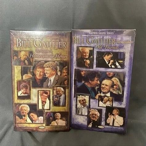 Lot Bill Gaither Remembers Old Friends Homecoming Heroes Vhs Gospel New Gaither Gospel