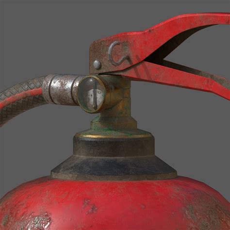 Old Fire Extinguisher Cgtrader