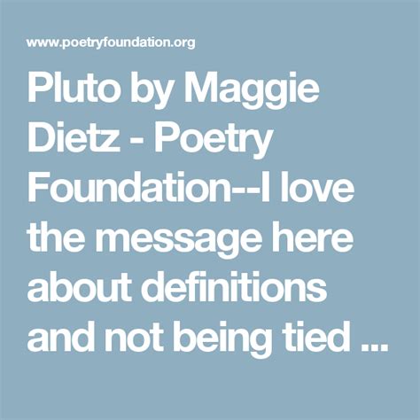 Pluto Poetry Foundation Poetry Foundation