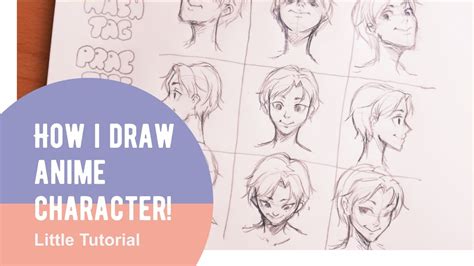 Little Tutorial How I Draw Anime Characters Face