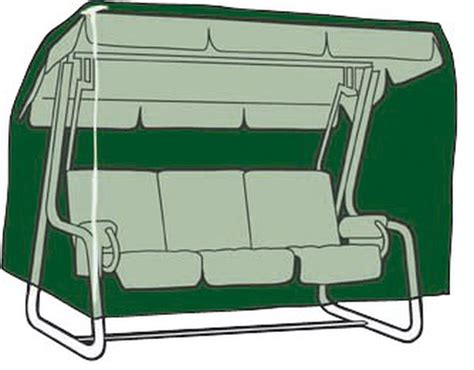 Housse de Balancelle de Jardin 3 Places  255 x 170 x 143 cm — BRYCUS