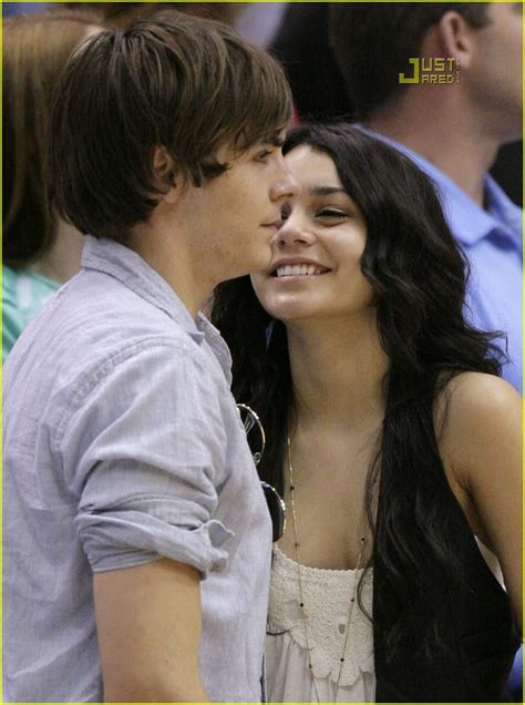 zac and vanessa kissing on the court photo 1123451 vanessa hudgens zac efron pictures just
