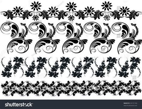 Vectorized Scroll Design Stock Vector Royalty Free 24131743