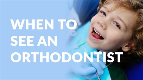Right Age To Start Orthodontic Treatment Ac Pediatric Dentistry And Orthodontics Youtube
