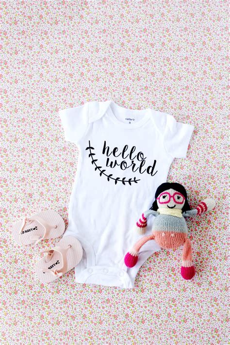 Hello World Onesie Tutorial With Cut File See Kate Sew