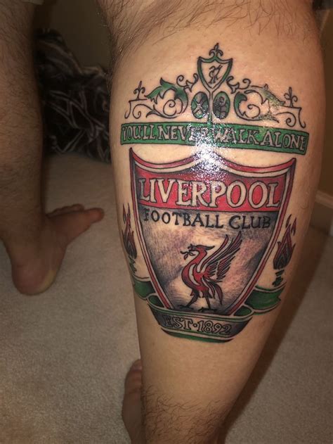 Liverpool Football Club Tattoo Liverpool Club Tattoo Liverpool Football