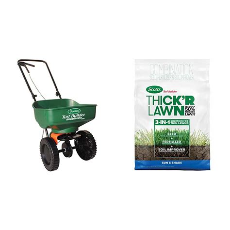 Scotts Turf Builder Edgeguard Mini Broadcast Spreader Holds Up To