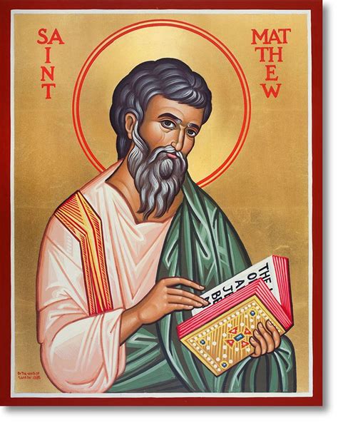Saint Matthew The Apostle Original Icon 14 Tall Saint Matthew St