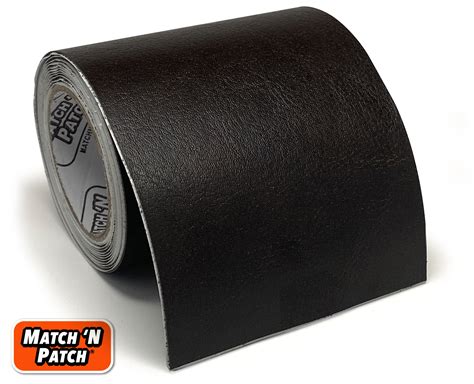 Match N Patch Self Adhesive Dark Brown Leather Repair Tape 3 Inch X 72