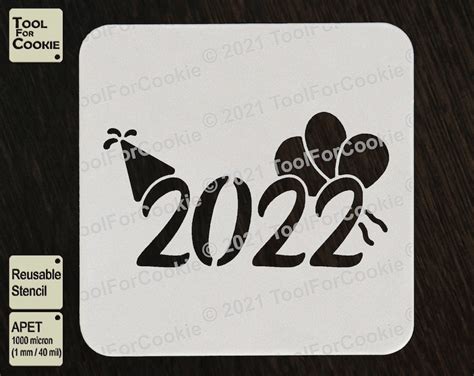 2022 stencil 2023 stencil new year stencil custom stencils etsy uk