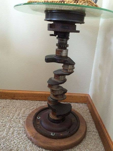 These old car parts have been upcycled into some of the most phenomenal and creative diy projects i've ever seen! "Rev" Up Your Home Decor With Car Parts! | Car part ...