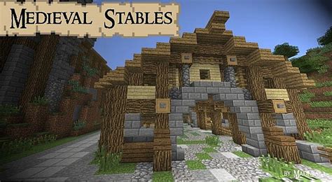 Hello there, i'm building a medieval city at the moment that i'm planning on making into a server. Medieval Stables by Madnes64 Minecraft Project