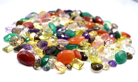 50 Carats Mixed Loose Gemstones Multi Color Stones Faceted Etsy