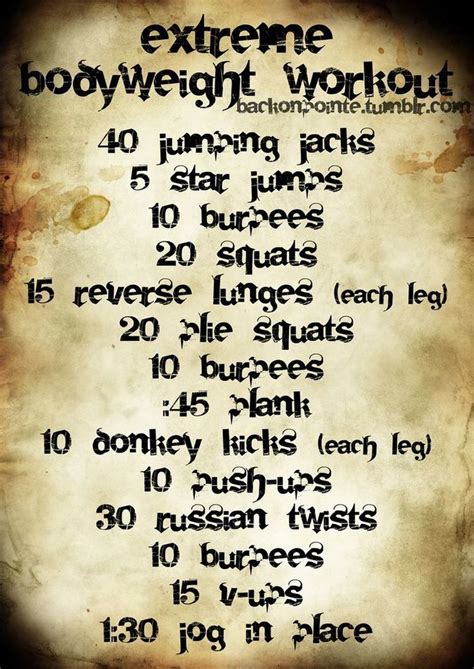 Big List Of Crossfit Bodyweight Workouts A Listly List