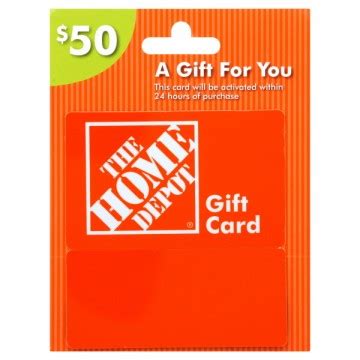 Est from monday to saturday or between 7 a.m. $50 Home Depot Gift Card
