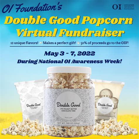 Double Good Popcorn Store Is Back Oi Foundation