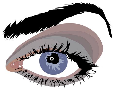 Onlinelabels Clip Art Female Eye