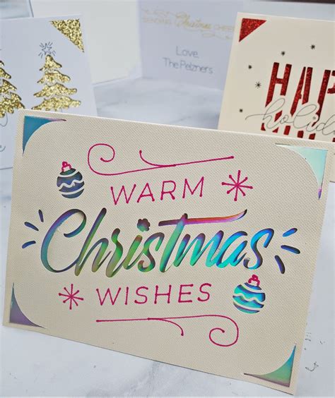 Cricut Joy Christmas Cards 4 Quick And Easy Holiday Cards Leap Of