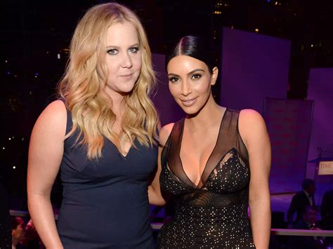 kim kardashian went against amy schumer s advice and mentioned her sex tape in her snl