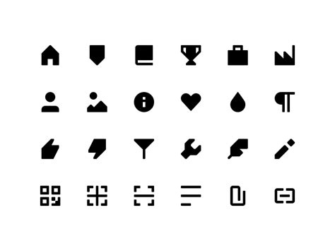 User Interface 16x16 Essential Icon Set Wip By Mateusz Kusz On