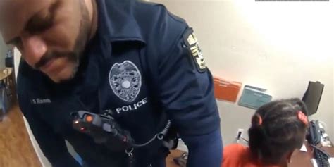 body cam footage shows heartbreaking arrest of sobbing 6 year old girl at florida school