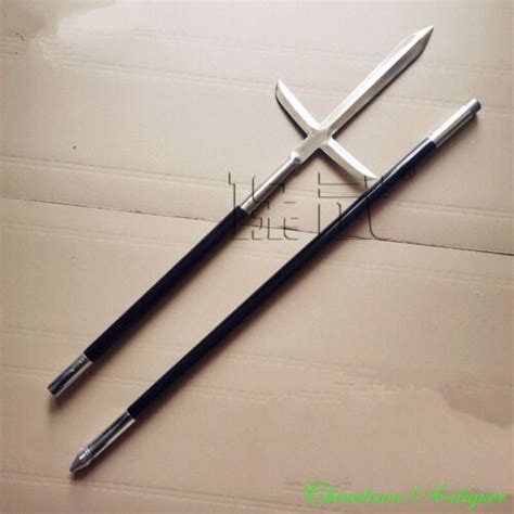Japanese Spear Yari Chidori Jumonji Polearm Cross Hook Sword Lance