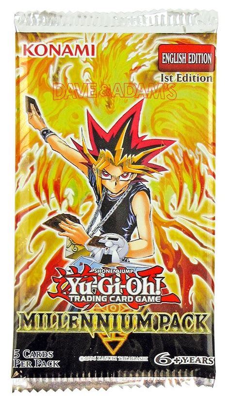 Yu Gi Oh Millennium Pack 1st Edition Booster Pack Da Card World