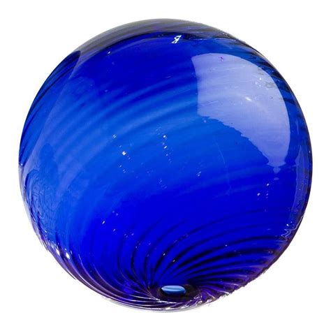 Sphere 8 Cobalt Twirled Blue And White China Love Blue Cobalt