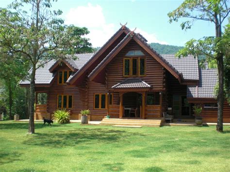 Med virail de billigste togbilletter fra ban wang wua til hat yai. Beautiful Cedar Log House in Khao Yai for sale | Houses ...