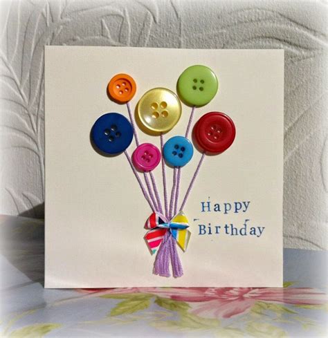 Handmade Button Gift Card Crafts And Arts Ideas