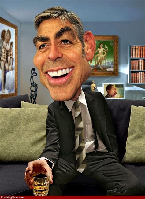 caricatura de george clooney celebrities funny celebrity caricatures caricatures of famous