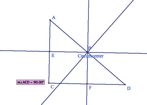 Step:3 using coordinates of midpoint (xm, ym), and the slope of perpendicular line 'm'. The CIRCUMCENTER of a triangle is the point in the plane ...
