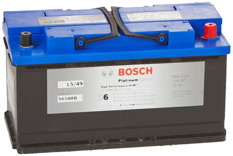 Bosch S6588b S6 Flat Plate Agm Battery Buy Online In United Arab