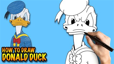How To Draw Donald Duck Step By Step