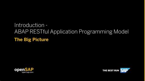 Building Apps With The ABAP RESTful Application Programming Model