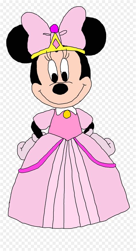 Princess Minnie Minnie Mouse As A Princess Clipart 5663290