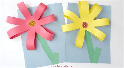 How To Make Spring Flowers Out Of Construction Paper