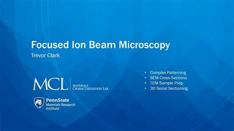 Introduction To Focused Ion Beam Fib Youtube