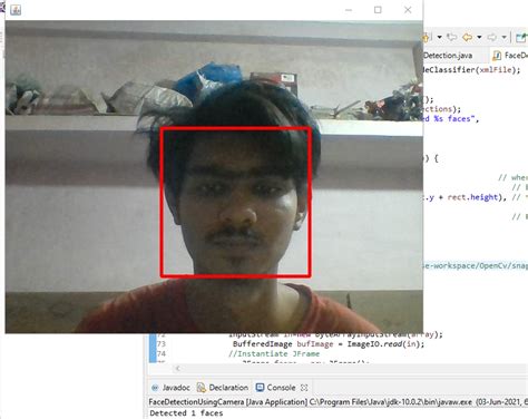 Github Prinshugoswami Facedetection Using Opencv In Java This Is A Simple Face Detection