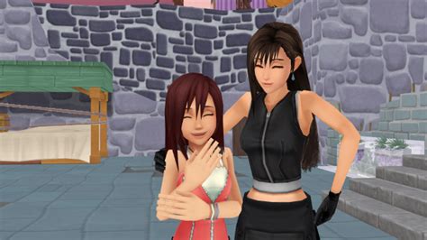 Kairi And Tifa Best Friends The Girls Of Kingdom Hearts Fan Art 40031080 Fanpop