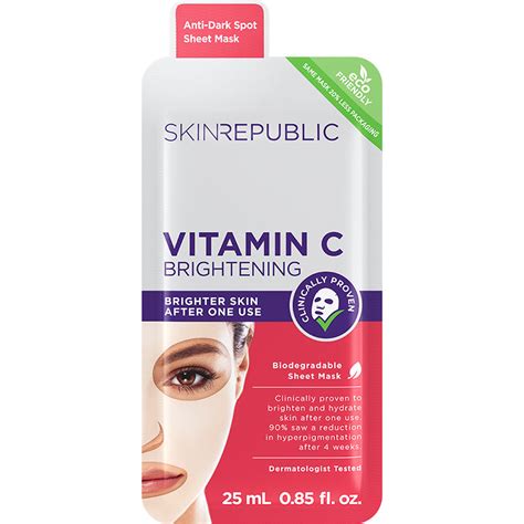 Skin Republic Brightening Vitamin C Face Mask My Chemist