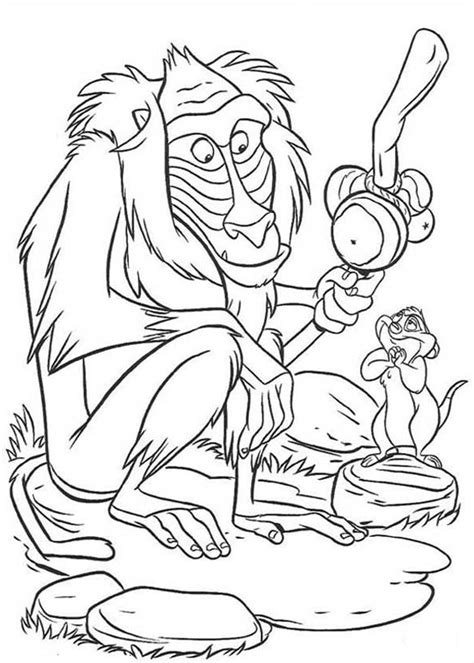 cartoon baboon monkey coloring page  print  coloring pages   color nimbus
