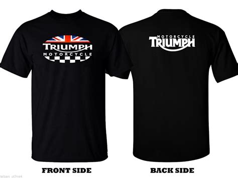 TRIUMPH MOTORCYCLE Classic Logo T SHIRT Men Tee euro sizeS ...