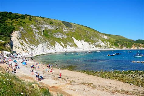 View Of Lulworth Cove And Beach Editorial Stock Photo Image Of